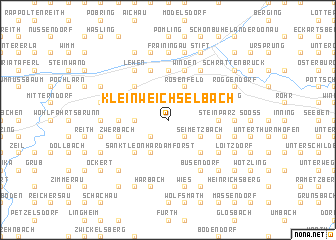 map of Kleinweichselbach
