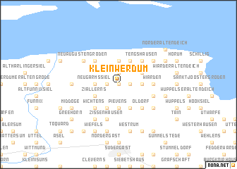 map of Klein Werdum