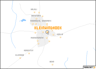 map of Klein Windhoek