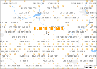 map of Kleinwinnaden