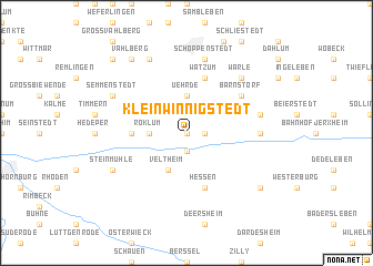 map of Klein Winnigstedt