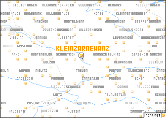 map of Klein Zarnewanz