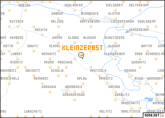 map of Kleinzerbst