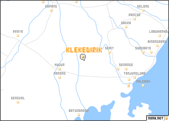 map of Klekedirik