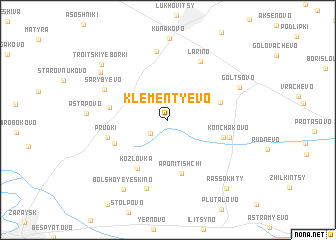 map of Klement\