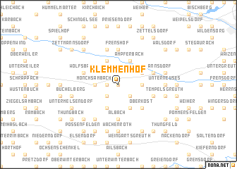 map of Klemmenhof