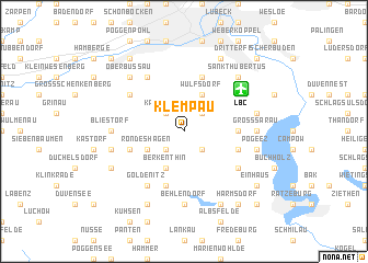 map of Klempau