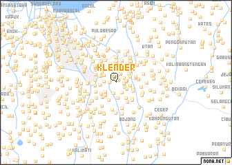 map of Klender