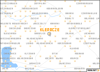 map of Klepacze