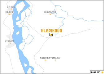 map of Klepikovo