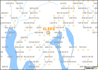 map of Klepo