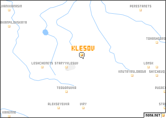 map of Klesov