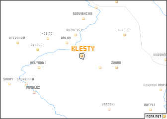 map of (( Klesty ))