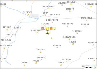 map of Kletino