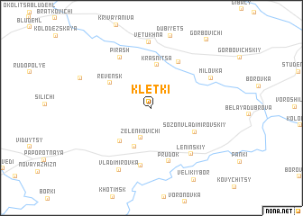 map of Kletki