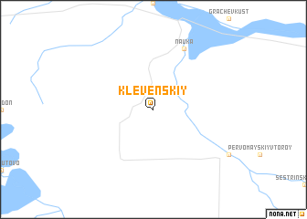 map of Klevenskiy