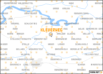 map of Klever Weg