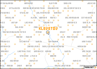 map of Klevetov