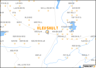 map of Klevshult