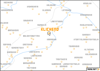 map of Klicheno