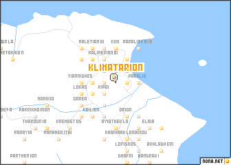 map of Klimatárion