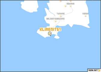 map of Klimenitsy