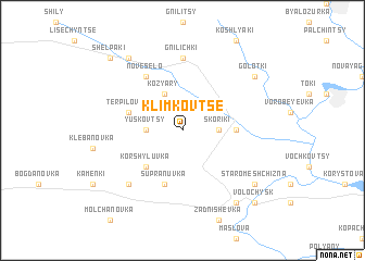 map of Klimkovtse