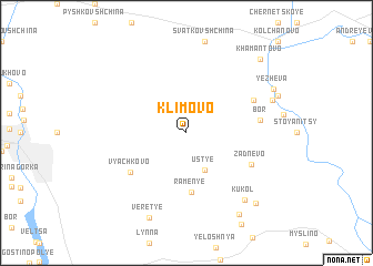 map of Klimovo