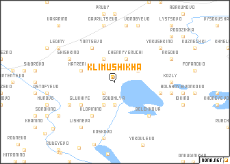 map of Klimushikha