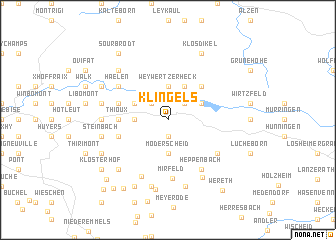 map of Klingels