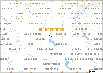 map of Klingenberg