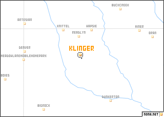 map of Klinger