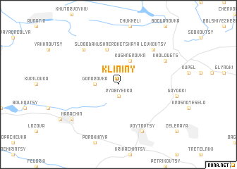 map of Klininy