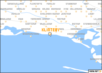 map of Klinteby