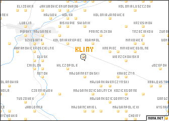 map of Kliny