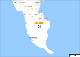 map of Klipfontein