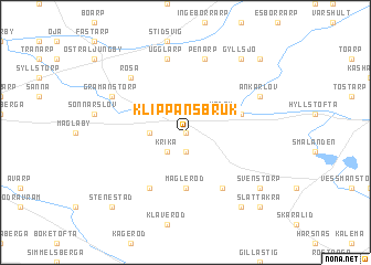 map of Klippansbruk