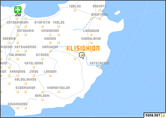 map of Klisídhion