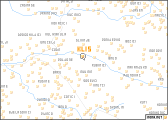 map of Klis