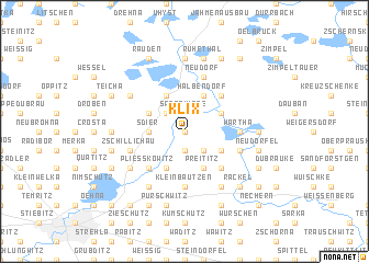 map of Klix