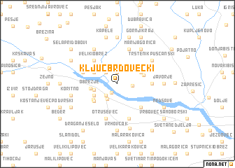 map of Ključ Brdovečki