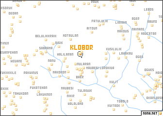 map of Klobor