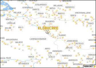 map of Klobučare