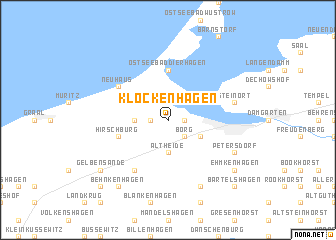map of Klockenhagen