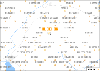 map of Klockow
