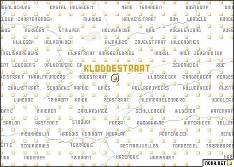 map of Kloddestraat