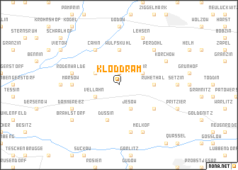 map of Kloddram