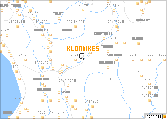 map of Klondikes