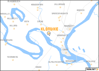 map of Klondike