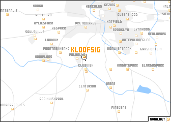 map of Kloofsig